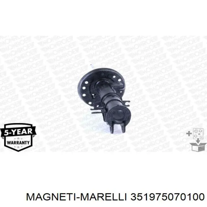 Amortiguador delantero derecho 351975070100 Magneti Marelli