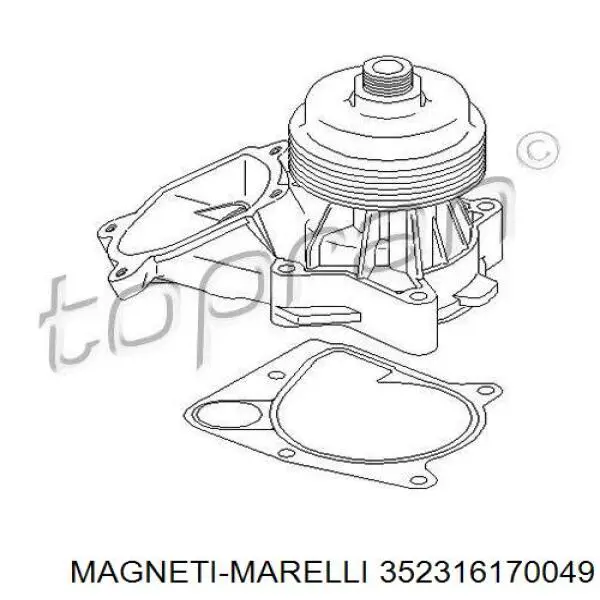 Bombeadora de agua Magneti Marelli 352316170049 precio, desde 69,58 EUR