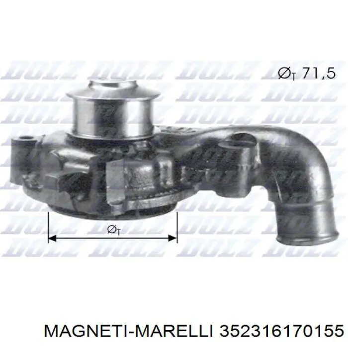 352316170155 Magneti Marelli bomba de agua