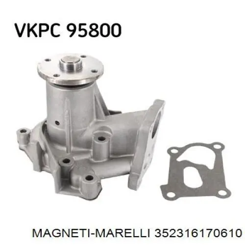 Motor de agua Magneti Marelli 352316170610