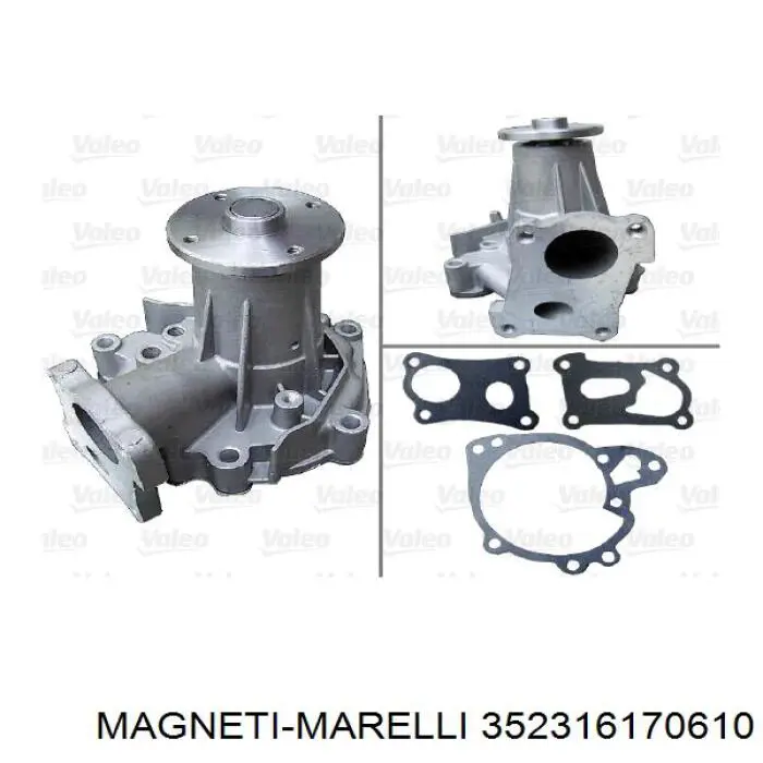 352316170610 Magneti Marelli Bomba refrigerante coche