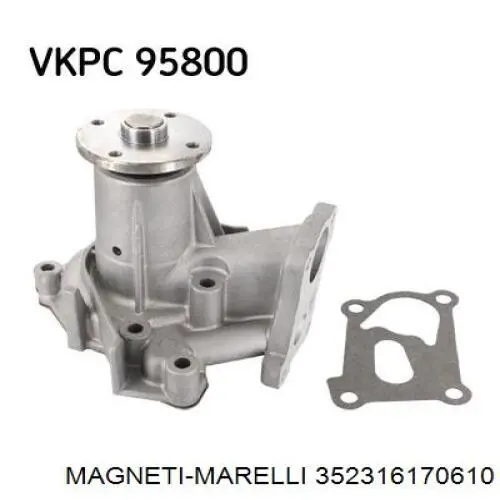 Bombeadora de agua Magneti Marelli 352316170610 precio, desde 65,59 EUR