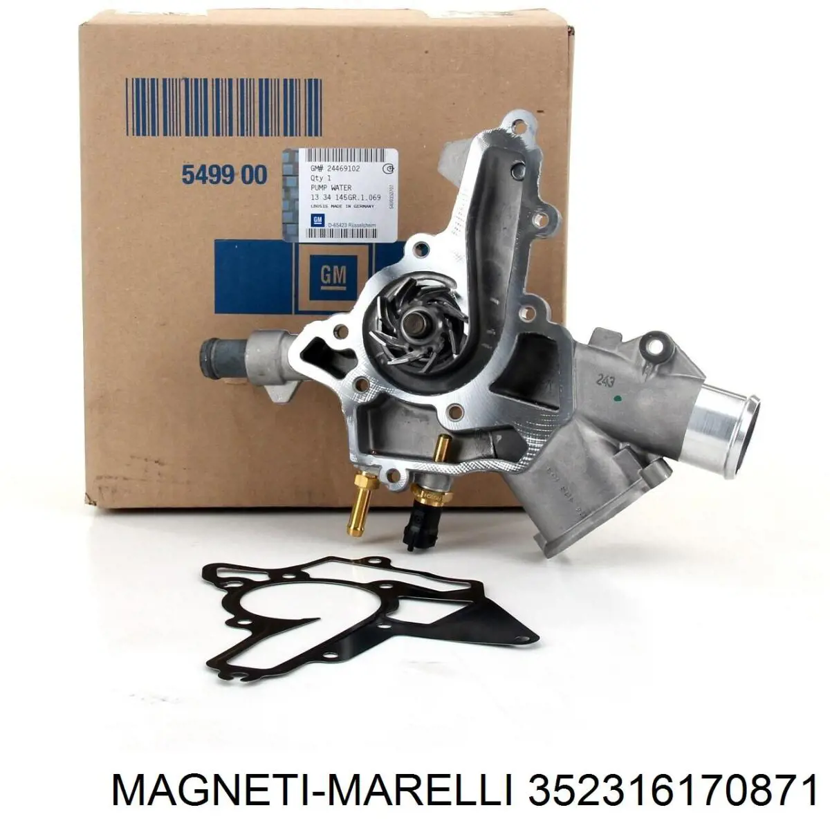 Bomba de agua 352316170871 Magneti Marelli