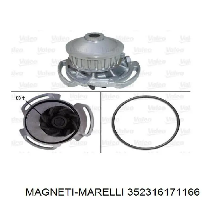 352316171166 Magneti Marelli bomba de agua