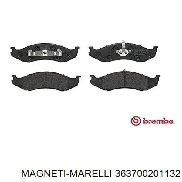 Pastillas de freno delanteras Jeep Cherokee 2 XJ