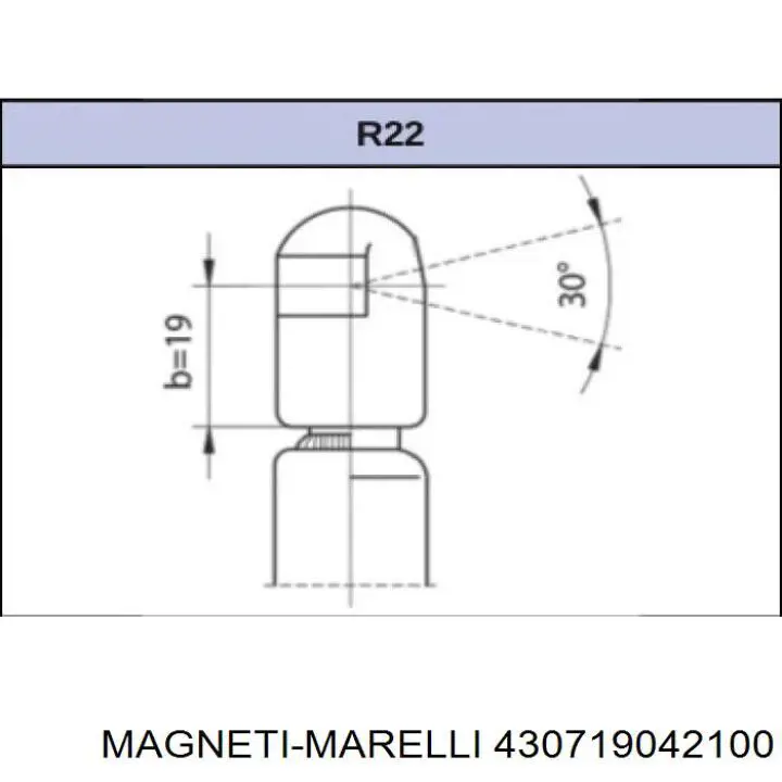 Comprar 430719042100 Magneti Marelli Amortiguador de puerta trasera