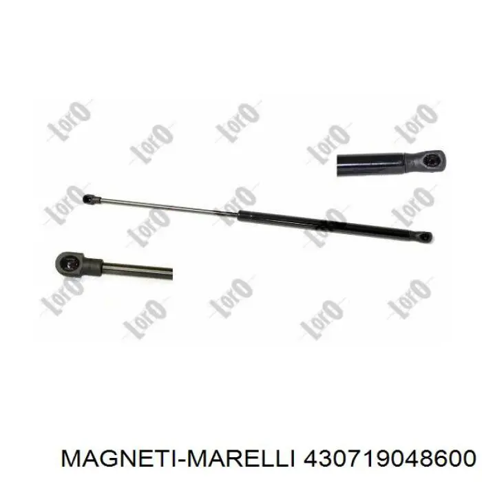 430719048600 Magneti Marelli amortiguador de maletero