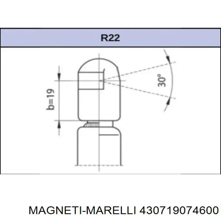 Amortiguador maletero GSR648400 Open Parts