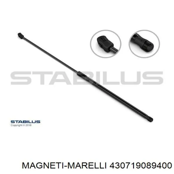 430719089400 Magneti Marelli muelle neumático, capó de motor