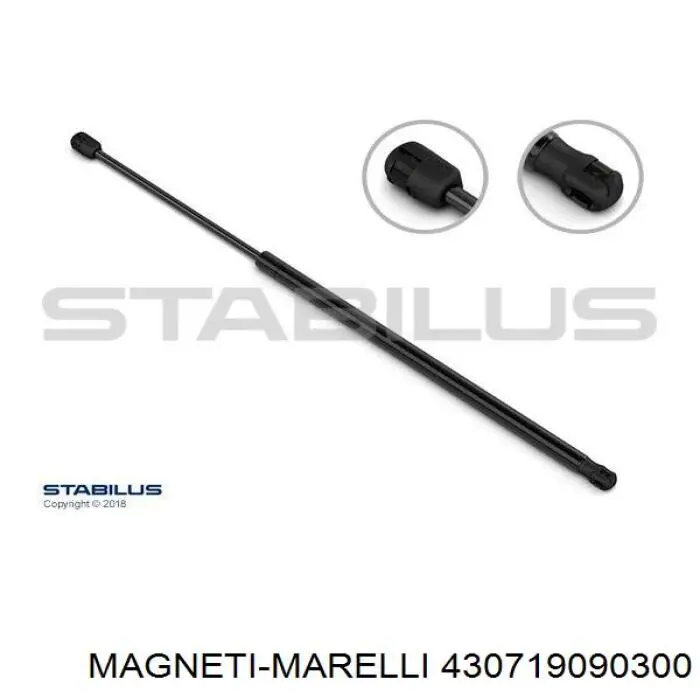 430719090300 Magneti Marelli amortiguador maletero