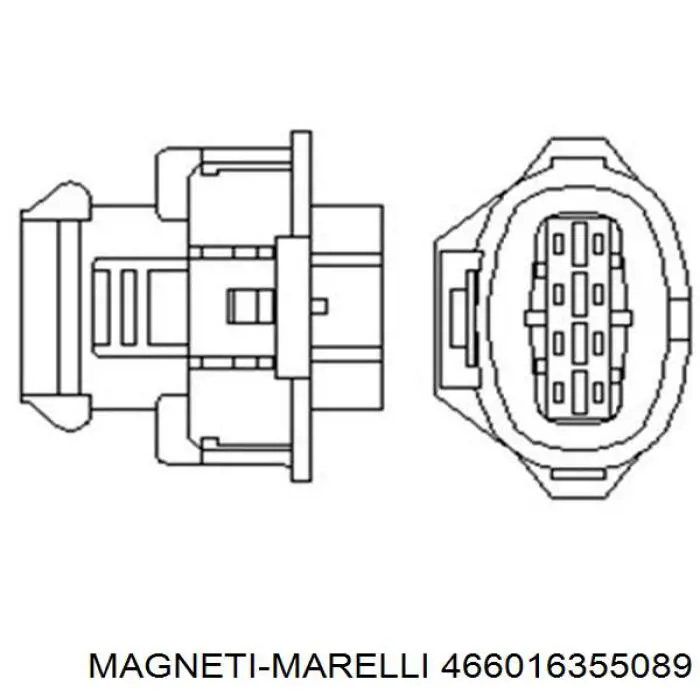 466016355089 Magneti Marelli sonda lambda sensor de oxigeno post catalizador