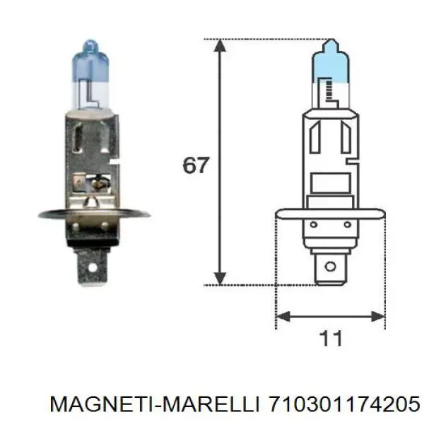 710301174205 Magneti Marelli faro izquierdo