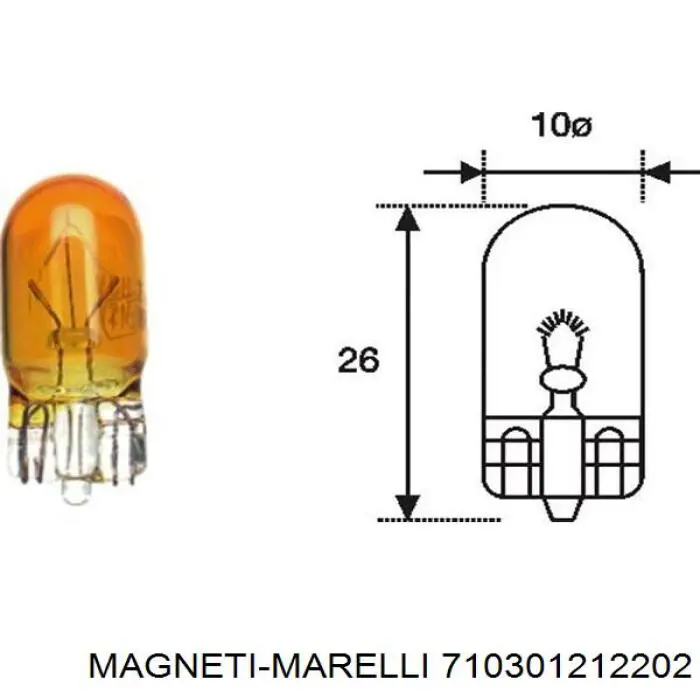 710301212202 Magneti Marelli faro derecho