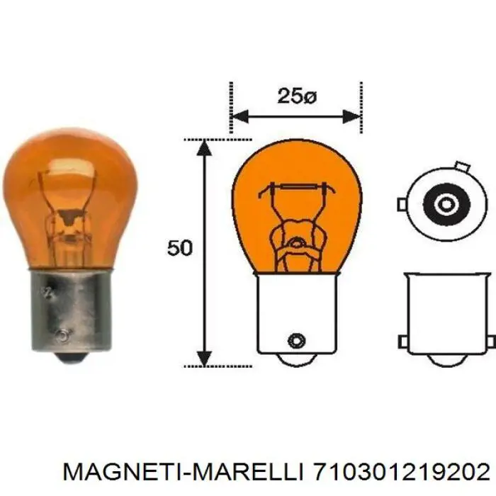 710301219202 Magneti Marelli faro derecho