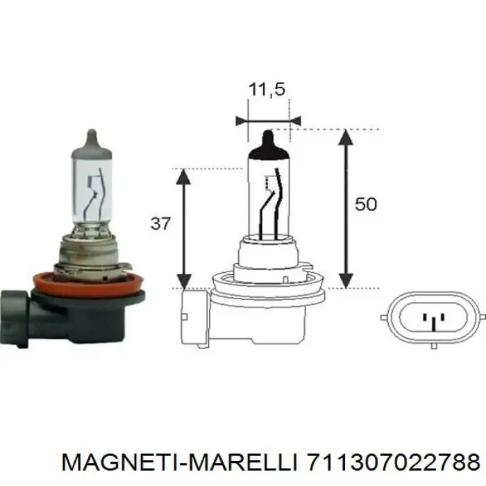 711307022788 Magneti Marelli faro izquierdo