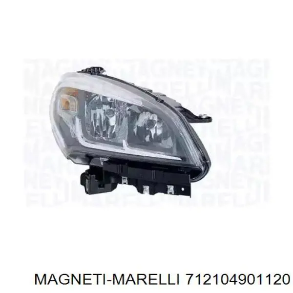 52109256 Chrysler faro derecho