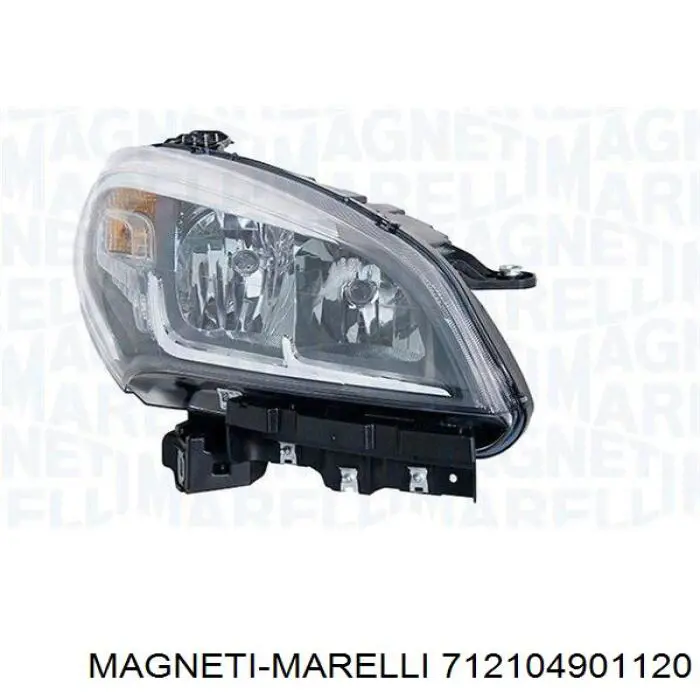 Faro derecho 52109256 Fiat/Alfa/Lancia