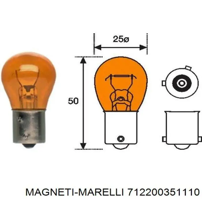 712200351110 Magneti Marelli piloto posterior izquierdo