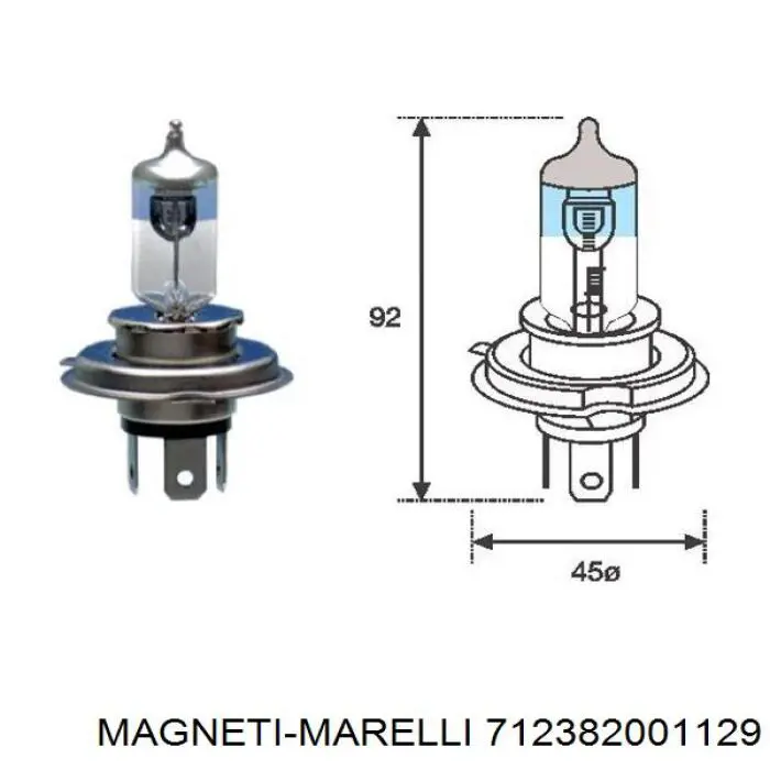 712382001129 Magneti Marelli faro derecho