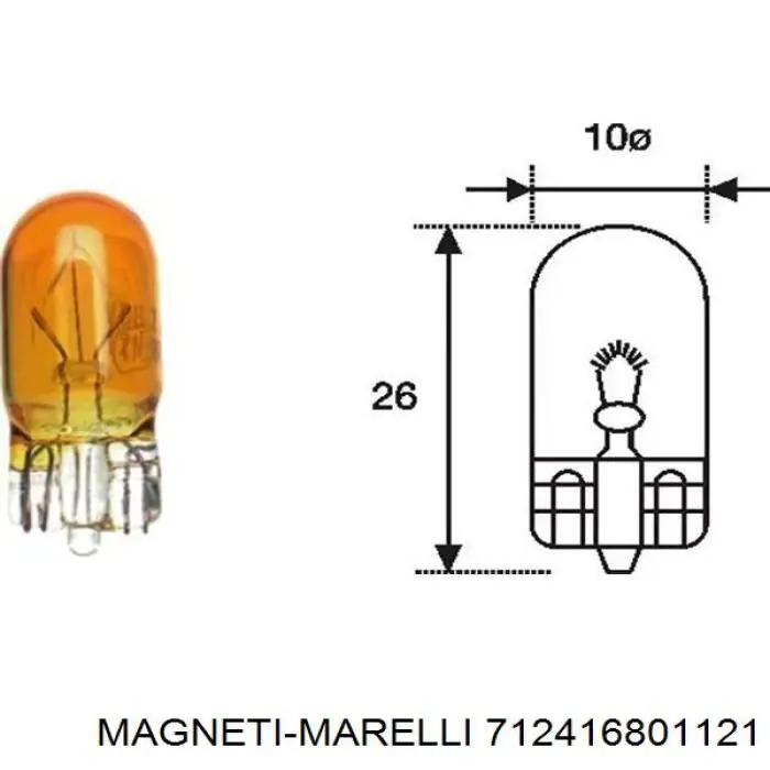 712416801121 Magneti Marelli faro derecho