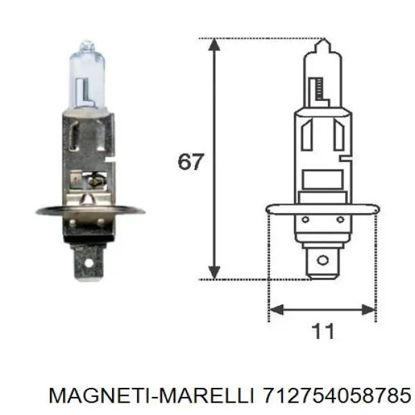 712754058785 Magneti Marelli faro derecho