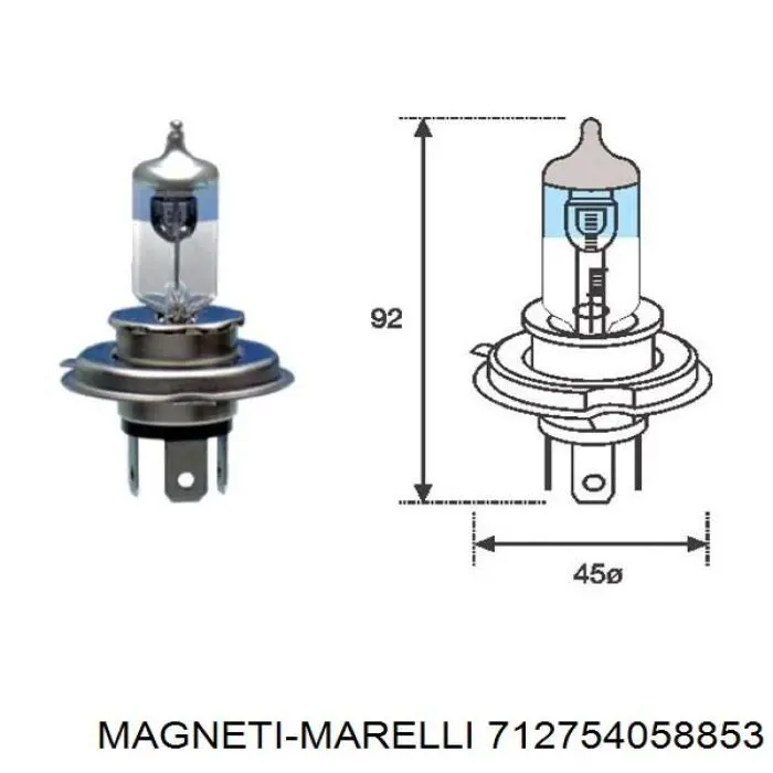 712754058853 Magneti Marelli faro derecho