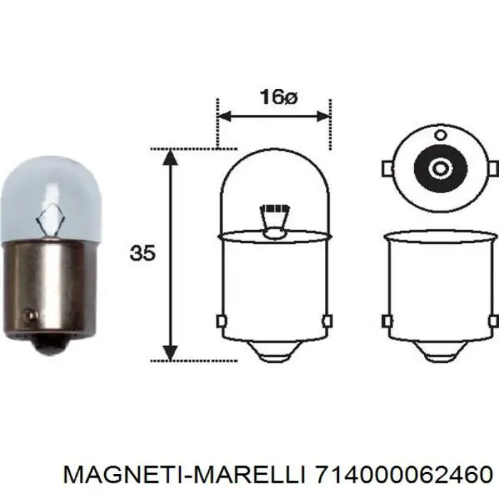 714000062460 Magneti Marelli piloto posterior izquierdo