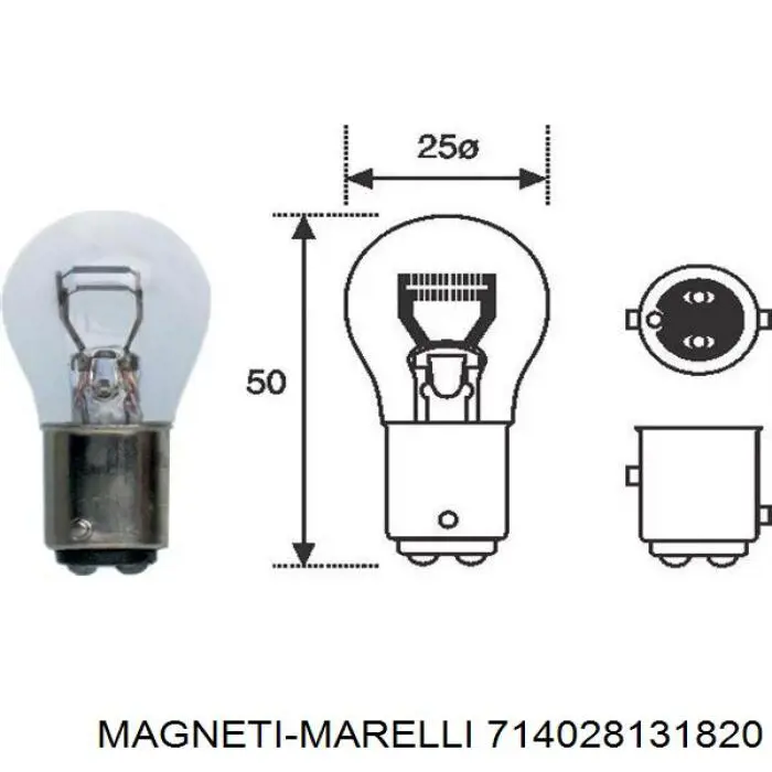 714028131820 Magneti Marelli piloto posterior derecho