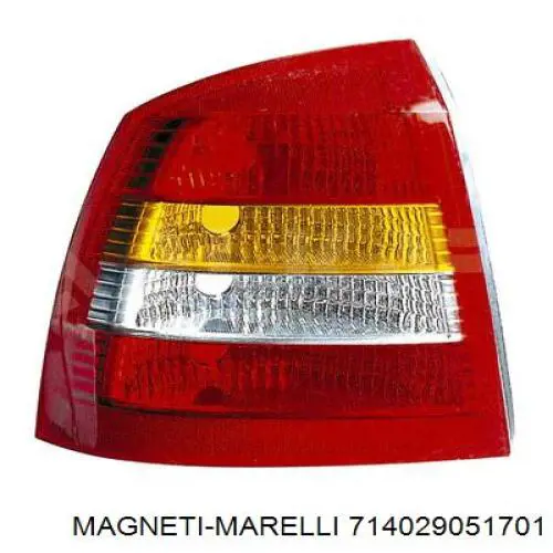 Piloto trasero izquierdo Opel 9117402