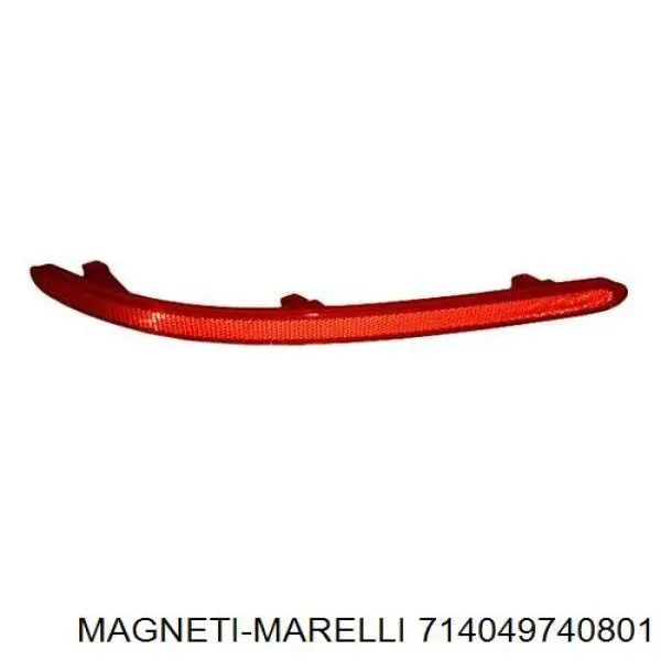 714049740801 Magneti Marelli reflector, parachoques trasero, derecho