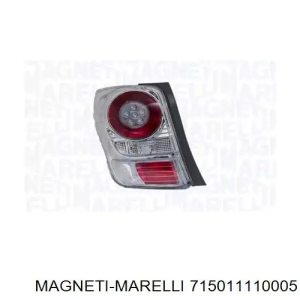 Piloto trasero izquierdo LLL662 Magneti Marelli