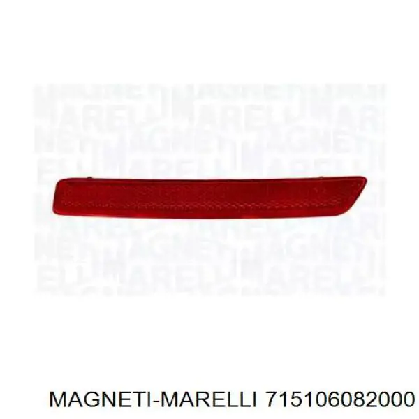 51803226 Fiat/Alfa/Lancia Deflector parachoques trasero derecho