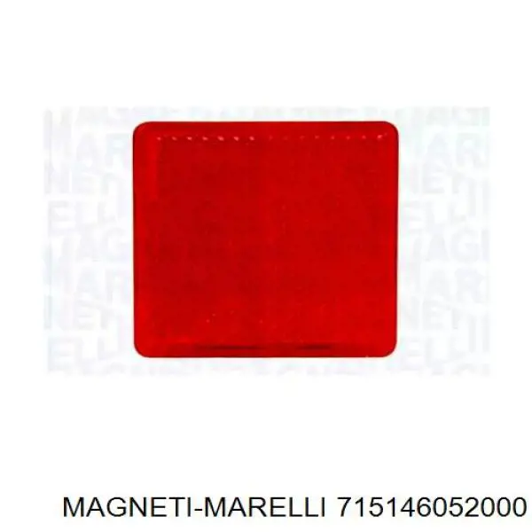 715146052000 Magneti Marelli Reflector de parachoques trasero