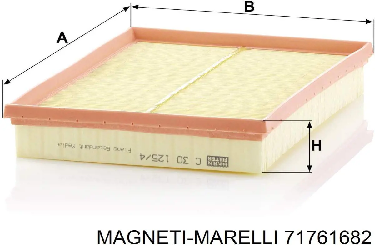 71761682 Magneti Marelli filtro de aire