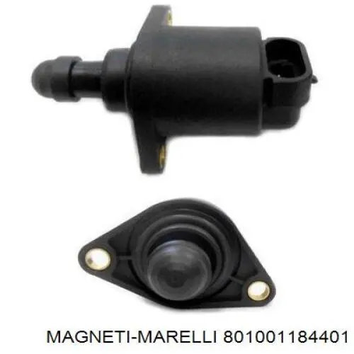 801001184401 Magneti Marelli válvula de mando de ralentí, suministro de aire