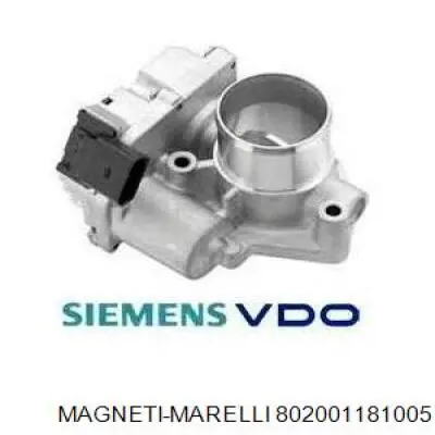 52SXP31 Magneti Marelli Tubo de admisión del cuerpo de mariposa