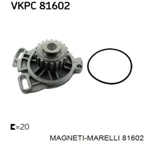 81602 Magneti Marelli bomba de agua