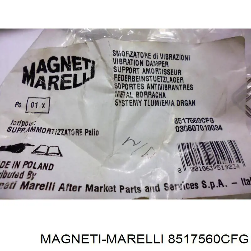 8517560CFG Magneti Marelli soporte amortiguador delantero izquierdo