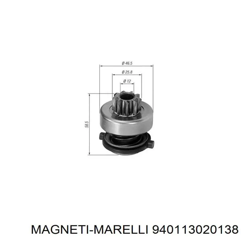940113020138 Magneti Marelli bendix, motor de arranque