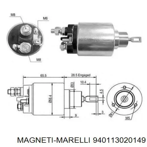 Bendix, motor de arranque Ford Taunus GBS.GBNS