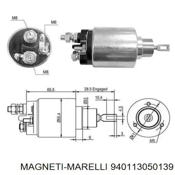 Comprar 940113050139 Magneti Marelli Interruptor magnético de arranque