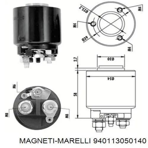 Comprar 940113050140 Magneti Marelli Interruptor magnético de arranque