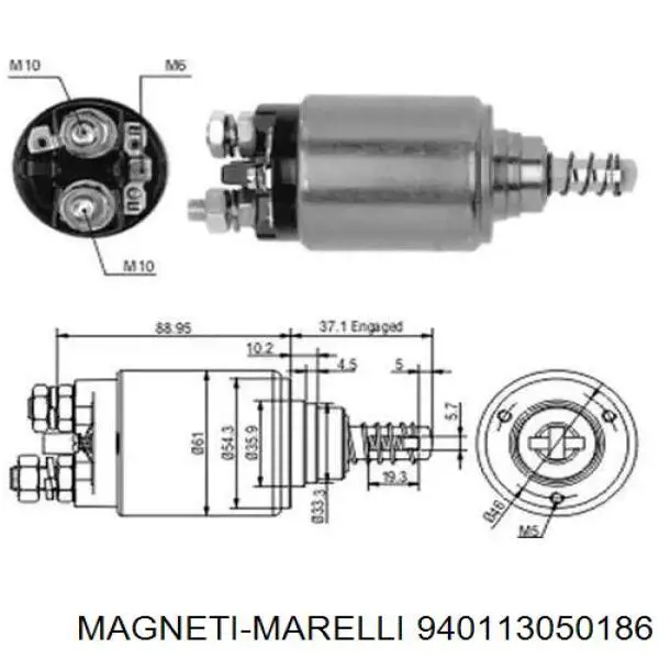 Interruptor magnético estárter Magneti Marelli 940113050186 precio, desde 33,94 EUR