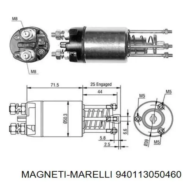 Comprar 85540471 Magneti Marelli Interruptor magnético de arranque