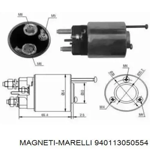 Interruptor magnético estárter Peugeot/Citroen 583680 precio, desde 44,20 EUR