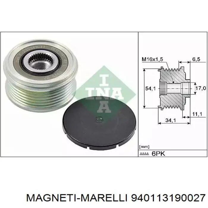 Escobillas alternador 940113190027 Magneti Marelli