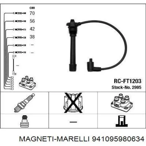 Cables de bujías 4206 EFI