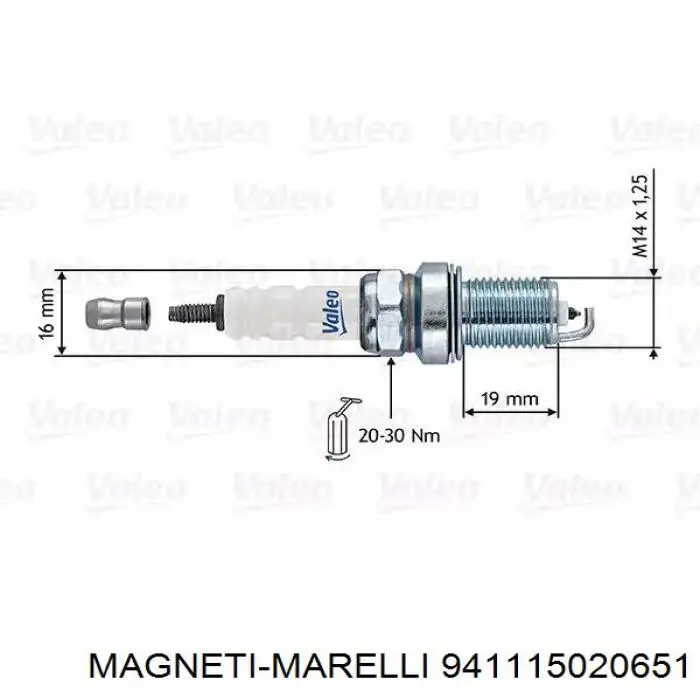 941115020651 Magneti Marelli juego de cables de encendido