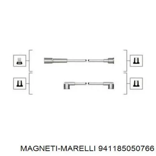 941185050766 Magneti Marelli Cables de alta tensión, juego