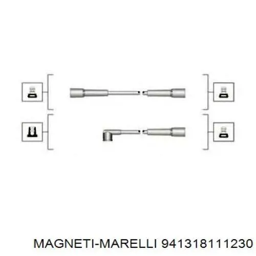 Juego de cables de bujias Magneti Marelli 941318111230 precio, desde 10,23 EUR